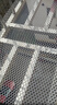 九千谷阳台防护网 垫板网防漏隔断安全护栏网白色0.8孔50cm宽3m长4374 实拍图