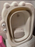世纪宝贝（babyhood）小鳄鱼浴桶 儿童可折叠泡澡桶婴儿洗澡盆0-10岁宝宝 329奶咖色 实拍图