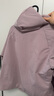 优衣库女装双面穿防风摇粒绒拉链连帽外套户外防水冬季新款479697 479697/11粉红色 L 实拍图