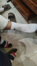 YOOOURTHING白色袜子男中筒纯色棉袜秋冬吸汗透气运动篮球袜潮流男袜高筒长袜 白闪电+白滑板+白电量+白彩虹+白旗帜 5双 均码 37-44码 实拍图