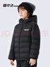 雪中飞童装儿童轻薄羽绒服男童新款中大童女童薄款外套冬黑色160cm 实拍图