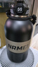 恩尔美（nRMEi）保温杯大容量男2000ml吨桶吨316不锈钢泡茶分离大肚户外运动水壶 深空黑2000ML【保温/冷+双饮+背带】 实拍图