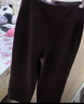 SIINSIIN【专享】阔腿裤女2024加绒裤子垂感休闲简约直筒裤黑色高腰收腹裤 【加绒常规款】暖栗咖 M 【100-120斤】 实拍图