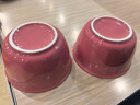 马卡龙色系陶瓷碗奶油色高颜值家用釉下彩餐具ins新款饭碗甜品碗 2个装【4.5英寸碗】混色 实拍图