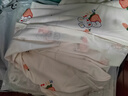 婧麒（JOYNCLEON）新生婴儿包单初生宝宝产房纯棉襁褓裹布四季 草莓兔 jbb38158 实拍图