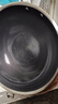 炊大皇炒锅有钛0氟不粘锅316L不锈钢不粘平底炒锅32cm 实拍图