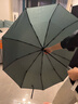 天堂 全自动雨伞三折 10骨加固一键开收易甩干简约晴雨伞 天际灰 实拍图