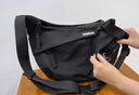 回力（Warrior）包包斜挎包女士2025新款春夏单肩大容量斜挎休闲通勤饺子包托特包 黑色【可装11寸平板】 实拍图