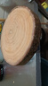 陳州 银杏木砧板实木菜板整木家用案板泰兴白果树菜板原木刀板圆菜墩 【28*4cm】带皮圆 小 1人用 实拍图