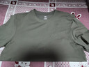 京东京造【已售300w件】短袖t恤男衣服秋季男士打底外穿 卡其绿色L 实拍图