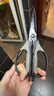 张小泉厨房钛剪刀不锈钢多功能剪刀夹核桃剪肉剪蔬菜烤肉剪 J200001 实拍图
