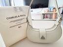 CHARLES&KEITH三角扣新月包腋下包单肩包包女包生日礼物送女友CK2-50271205 实拍图