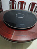 富得莱 饭菜保温板 加热菜板 暖菜板2025新款 圆形家用智能多功能带火锅电磁炉 自动恒温餐桌旋转盘神器 触控黑100cm电动旋转电磁炉火锅 实拍图