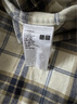 优衣库男女装法兰绒格子衬衫长袖衬衣薄外套481225 480770 481225/30浅米色 2XL 实拍图