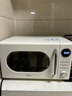 美的（Midea）微波炉复古奶油风微波炉小型家用20L易清洁解冻五档速热均匀加热全自动多功能一体迷你M2F转盘式 M2F复古奶油风微波炉 20L 实拍图