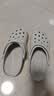 卡骆驰（CROCS）（crocs）经典Clog男女洞洞鞋一脚蹬沙滩鞋 CR10001-1FT  37  实拍图