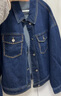 茵曼（INMAN） 章若楠同款复古短款牛仔外套秋长袖上衣 深牛仔蓝-18518171 M 实拍图
