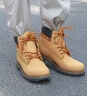 骆驼（CAMEL）【山泽】大黄靴男时尚马丁靴男休闲工装靴 L14W307636 土黄 40 实拍图