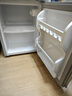 小黄鸭 迷你冰箱小 108L双门冷藏冷冻小型家用宿舍租房电冰箱小巧不占地 一级能效省电节能 68L【一级能效，租房省电款】 银色 实拍图