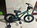 优贝（RoyalBaby）儿童自行车男女镁合金单车 月亮系列3-5岁 宇航员14寸 绿色 实拍图