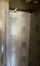 京东京造耐用系列浴帘卫生间加厚宽防水遮光淋浴室隔断窗帘160*180 实拍图