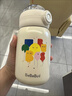 bebebus儿童水杯保温杯婴幼儿宝宝水杯学饮吸管杯幼儿园外出专用水壶 彩虹保温杯 550ml 【单杯+杯套】 实拍图
