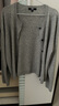优衣库女装羊绒圆领针织短开衫/25秋冬新款479672 03 灰色 3XL /170/108C 实拍图