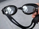 李宁LI-NING泳镜防水防雾男女高清游泳眼镜平光游泳镜LNJT224-6极光白 实拍图