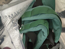 花间公主好乐趣双肩包户外休闲百搭多色轻便电脑包尼龙书包大小号开学 深绿色（小号） 实拍图