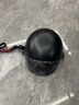 Andes HELMET3C认证电动摩托车头盔男女四季通用夏季透气防晒安全帽电瓶车骑行半盔 磨砂原黑【透明短】 均码 实拍图