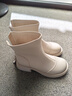 百丽真皮时装靴2025冬新弹力短靴瘦瘦靴B1538DD5 元气米 38 实拍图