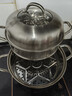 拜格（bayco）蒸锅304不锈钢28CM三层蒸煮炖汤锅复底电磁炉燃气灶通用 BG1363 实拍图