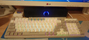 狼途（Langtu）GK102奶油骑士有线机械键盘 全键热插拔 混彩灯效 人体工学 青轴 实拍图