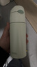 膳魔师（THERMOS）保温杯400ml男女士不锈钢保冷杯水杯子吸管杯TCMI-400S GR 实拍图