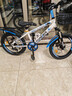 永久（FOREVER）儿童自行车6-12岁青少年变速山地车 白蓝色18寸适合身高125-145cm 实拍图