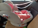 贝倍适儿童安全座椅汽车通用0-4-12岁宝宝婴儿旋转车载isofix便携坐椅 尊享粉（硬接口+上拉带+侧防） 实拍图