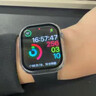 Apple/苹果 Watch S11 智能手表GPS款46毫米深空灰色铝金属表壳黑色运动型表带S/M MEVN4CH/B 实拍图