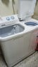 海尔（Haier）双桶洗衣机半自动 家用大件洗 12公斤大容量 一级能效省水电 以旧换新 双缸 原厂品质XPB120-81D2 实拍图