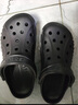 CROCS卡骆驰洞洞鞋贝雅男鞋女鞋轻便耐磨一脚蹬拖鞋休闲鞋|10126 黑色-001 41 /42(260mm) 实拍图