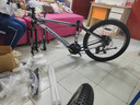 金武端自行车成人山地车公路赛车单车骑行变速超轻越野中学生初中青少年 顶配升级版-辐条轮-黑白色 24寸21速 实拍图