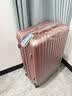 爱华仕行李箱20可登机女生拉杆箱大容量24寸旅行箱学生密码箱旅游皮箱子 【雅致版+多装45%】磨砂防刮玫瑰金 24英寸 （+20%容量）托运箱 实拍图