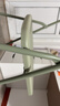 宜家（IKEA）VIHALS维哈斯新款折叠椅学习餐椅靠背家用椅子 绿色 实拍图
