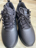特步运动鞋男鞋跑步鞋冬季加绒皮面防水轻便减震休闲慢跑鞋棉鞋黑色 实拍图