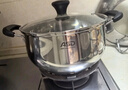 爱仕达（ASD）汤锅 304不锈钢小蒸锅 蒸煮一体汤锅 22CM燃气电磁炉通用奶锅B1-Z 实拍图