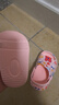 巴布豆儿童拖鞋宝宝洞洞鞋女童男童凉拖鞋婴幼儿小童室内防滑家居沙滩鞋 虾粉（尺码偏大选小一码） 18 内长14cm 适合脚长13-13.5cm 实拍图