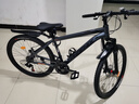 凤凰山地自行车成人减震男女内走线变速竞赛车青少年学生车单车 飞跃 钢架辐条轮-消光灰 26寸【建议身高160-185cm】 24速 实拍图