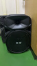 索爱（soaiy）12吋广场舞音响大功率便携式户外重低音蓝牙k歌专用大音量移动拉杆音箱室外演出设备双麦A89WM   实拍图