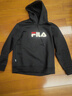 FILA斐乐官方情侣款连帽卫衣2025秋季休闲宽松针织长袖上衣 实拍图