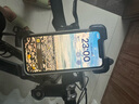 洛克兄弟电动车手机支架摩托车电瓶车外卖代驾导航自行车手机架 黑灰-车把款 实拍图