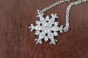 周六福（ZLF）圣诞礼物 S925银饰项链女梦幻雪花吊坠唯美浪漫银饰链坠送女友 链坠链长40+5cm 实拍图